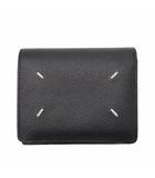 メゾンマルジェラ 11 Maison Margiela 11 BIFOLD WALLET レザー 二つ折り財布 BLACK ブラック SA3UI0007
