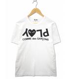 AZ-T068 クルーネック ロゴ プリント 半袖 Tシャツ XL WHITE(ホワイト)