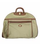  サファリ SAFARI リップル生地 ラウンドファスナー ガーメントバッグ スーツバッグ ベージュ