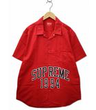 Arc Logo S/S Work Shirt アーチ ロゴ 半袖 ワークシャツ L RED(レッド)