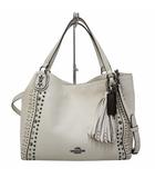 コーチ COACH バンダナ リベット イーディー バッグ WHITE(ホワイト)