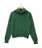 ジルスチュアート JILL STUART タートルネック リブニット トップス グリーン F