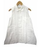 マックスマーラ ウィークエンドライン MAX MARA WEEKEND LINE フリンジ ノースリーブ シャツ チュニック 38(M) WHITE(ホワイト) 春夏