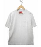 2025SS S/S Pocket Tee クルーネック ロゴ刺繍 半袖 ポケット Tシャツ L ASH GREY(アッシュグレー)