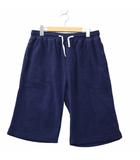 ブルックスブラザーズ BROOKS BROTHERS ソフトパイル ボーダー&無地 ハーフパンツ ショーツ L NAVY ネイビー 0126634915