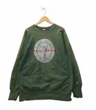 チャンピオン CHAMPION 90s ヴィンテージ REVERSE WEAVE リバースウィーブ クルーネック プリント 裏毛 スウェット トレーナー XL GREEN グリーン