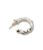 クロムハーツ CHROME HEARTS 925 スクロール フープ ピアス SILVER(シルバー) ☆AA★