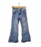 ザラ ZARA ブーツカットフレア デニムロングパンツ ジーンズ ブルー 116cm (約5-6歳)