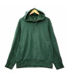 ユニクロ UNIQLO コットン スウェット プルオーバー パーカー M グリーン