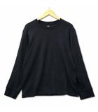 ユニクロ UNIQLO ソフトタッチ クルーネック ロンTシャツ M ブラック