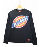 ディッキーズ Dickies ロゴプリント プルオーバー カットソー ロンT M BLACK(ブラック) 春秋