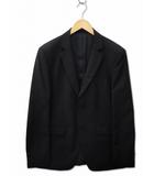 ジバンシィ GIVENCHY スタッズ装飾 ウール/モヘア テーラードジャケット スラックスパンツ スーツ セットアップ 54(3XL) BLACK(ブラック)