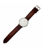ダニエルウェリントン DANIEL WELLINGTON Classic St Mawes 40mm クラシック 替えバンド付き 本革ベルト 腕時計 シルバー×ブラウン