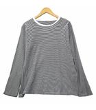 B&Y ユナイテッドアローズ BEAUTY&YOUTH ビューティー&ユース コットン ボーダー ロンTシャツ カットソー ブラック
