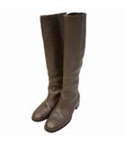 SELLERIA STIVALE CUOIO INGRASSATOMOSS レザー ロングブーツ 381/2(25.5cm) BROWN(ブラウン) 秋冬