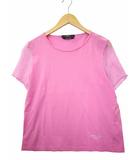 マックスマーラ ウィークエンドライン MAX MARA WEEKEND LINE クルーネック チュールスリーブ プルオーバー カットソー L PINK(ピンク) 春夏