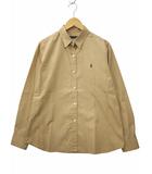 ラルフローレン RALPH LAUREN ヴィンテージ ポニー刺繍 長袖 シャツ 7f(S-M) BEIGE(ベージュ) 春秋