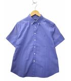 ラルフローレン RALPH LAUREN ヴィンテージ ポニー刺繍 ボタンダウン 半袖 シャツ 7f(S-M) BLUE(ブルー) 春夏