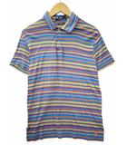 ポロ バイ ラルフローレン Polo by Ralph Lauren ヴィンテージ マルチボーダー 半袖 ポロシャツ M MULTICOLLAR(マルチカラー) 春夏