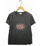 サンローラン パリ SAINT LAURENT PARIS 562629 クルーネック ヴィンテージ加工 再構築 半袖 Tシャツ M