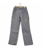 ステューシー STUSSY ストライプ ジップフライ コットン ワークパンツ 28 INDIGO インディゴ
