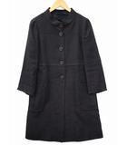 Sマックスマーラ 'S Max Mara リネン混 スタンドカラー コート 40(M) BLACK(ブラック) 春秋