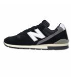 ニューバランス NEW BALANCE CM996SJ2 996V2 スエード ローカット スニーカー 27cm BLACK(ブラック)