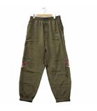 CRIBS/TROUSERS.RACO. SATIN クリブス ラコ サテン トラウザーズ イージーパンツ 03 KHAKI カーキ 182BRDT-PTM01