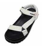 モンクレール MONCLER FLAVIA SANDAL ベルクロ スポーツ サンダル 37(24cm) WHITE/BLACK(ホワイト/ブラック)
