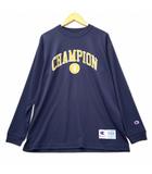 チャンピオン CHAMPION DRYSAVER ラバープリント Tシャツ M ネイビー