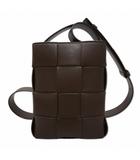 ボッテガヴェネタ BOTTEGA VENETA 729298 イントレチャート レザー カセット ミニ クロスボディバッグ フォンポーチ FONDANT(フォンデンテ)