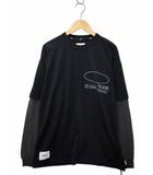 2026SS SLDR / LS / COTTON クルーネック 長袖 レイヤード Tシャツ ロンT 04(XL) BLACK(ブラック)