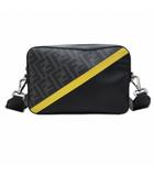 フェンディ FENDI 7M0286 ALKA PVC/レザー FFロゴ ダイアゴナル ショルダー カメラバッグ