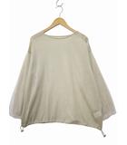 アンナケリー Anna Kerry メッシュスリーブ ニットソー イングトップス 38(M) BEIGE(ベージュ) 春夏