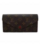 ルイヴィトン LOUIS VUITTON M60708 モノグラム ポルトフォイユ・ジョセフィーヌ ウォレット 長財布 フューシャ