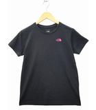 ザノースフェイス THE NORTH FACE S/S Square Logo Tee ショートスリーブ スクエア ロゴ Tシャツ M BLACK/PINK(ブラック/ピンク) 春夏