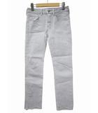 ストレッチ カラー デニムパンツ M LIGHTGRAY(ライトグレー)