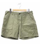 ジップフライ コットン ショートパンツ ショーツ 1 KHAKI カーキ