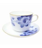 オクラ OKURA 大倉陶園 J.B ブルーローズ カップ&ソーサー 1客 WHITE/BLUE(ホワイト/ブルー)