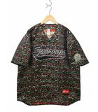 シュプリーム SUPREME 2026SS Floral Jacquard Baseball Jersey フローラル ジャガード ベースボール シャツ XL BLACK(ブラック)