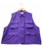 ジョンブル JOHNBULL TOP KHAKI トップカーキ 2024SS BDUシャツ ベスト S PURPLE パープル TK241L02