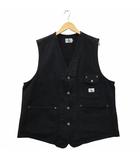 カルバンクラインジーンズ Calvin Klein Jeans 90s ヴィンテージ コットン デニムベスト XL BLACK ブラック