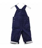 ベビーギャップ BABY GAP コットン オーバーオール ロンパース 12-18months(80cm相当) ネイビー