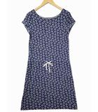 JT85 フラワープリント ワンピース S NAVY/WHITE(ネイビー/ホワイト) 春夏