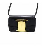 サルヴァトーレフェラガモ Salvatore Ferragamo AQ216164 レザー ヴァラ ミニ ショルダー ポシェット BLACK(ブラック)