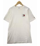 トミーヒルフィガー TOMMY HILFIGER TOMMY JEANS ボックスロゴ Tシャツ S WHITE(ホワイト) 春夏
