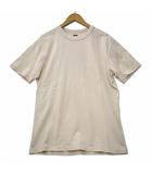 ユニクロ UNIQLO コットン クルーネック Tシャツ M ベージュ