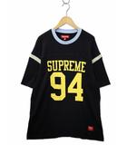 シュプリーム SUPREME 2025SS Split S/S Football Top クルーネック スプリット 半袖 フットボール トップ Tシャツ XL BLACK(ブラック)