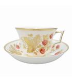 ウェッジウッド WEDGWOOD STRAWBERRY GOLD カップ&ソーサー 1客