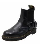 ドクターマーチン DR.MARTENS 22～22.5cm WINCOX レザー リング サイドゴア ブーツ UK3 BLACK ブラック 23866001